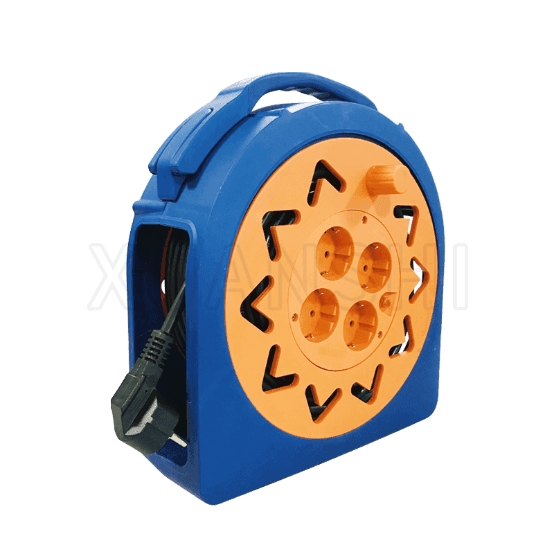 4 sockets extension cable reel with LED luminaire JL-3,XS-XPH1