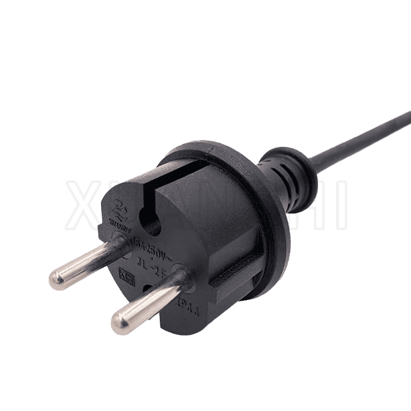 European 2 pin plug power cord JL-2F