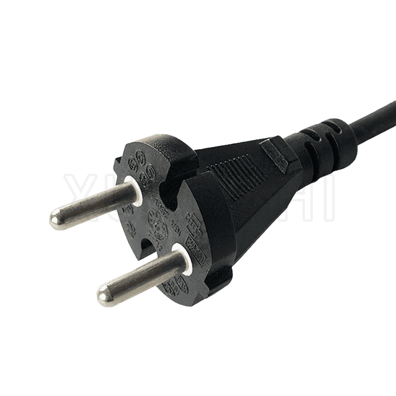 European 2 pin plug power cord JL-2