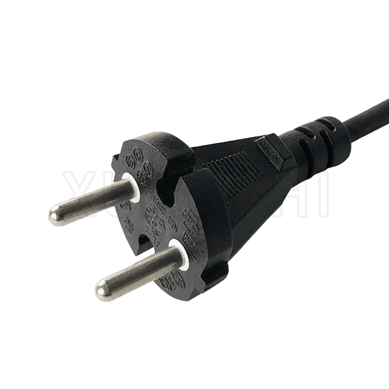 European 2 pin plug power cord JL-2