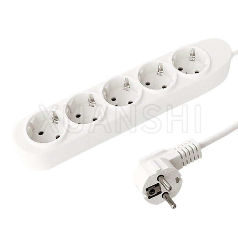 European 5 way power strip JL-3,XS-XBD50