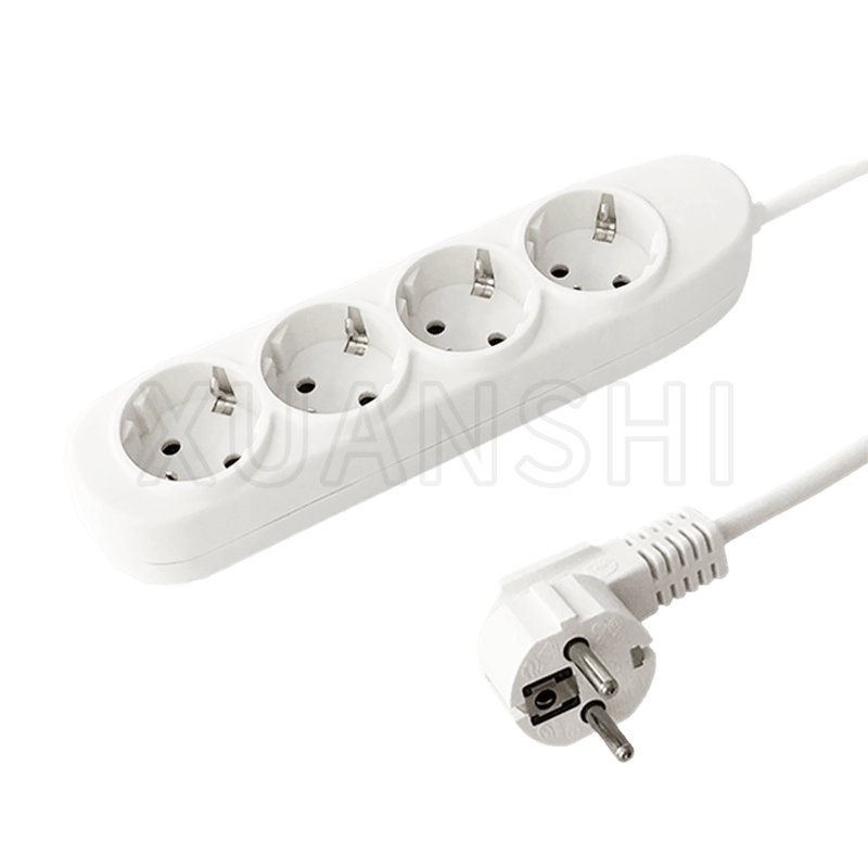 European 4 way power strip JL-3,XS-XBD40