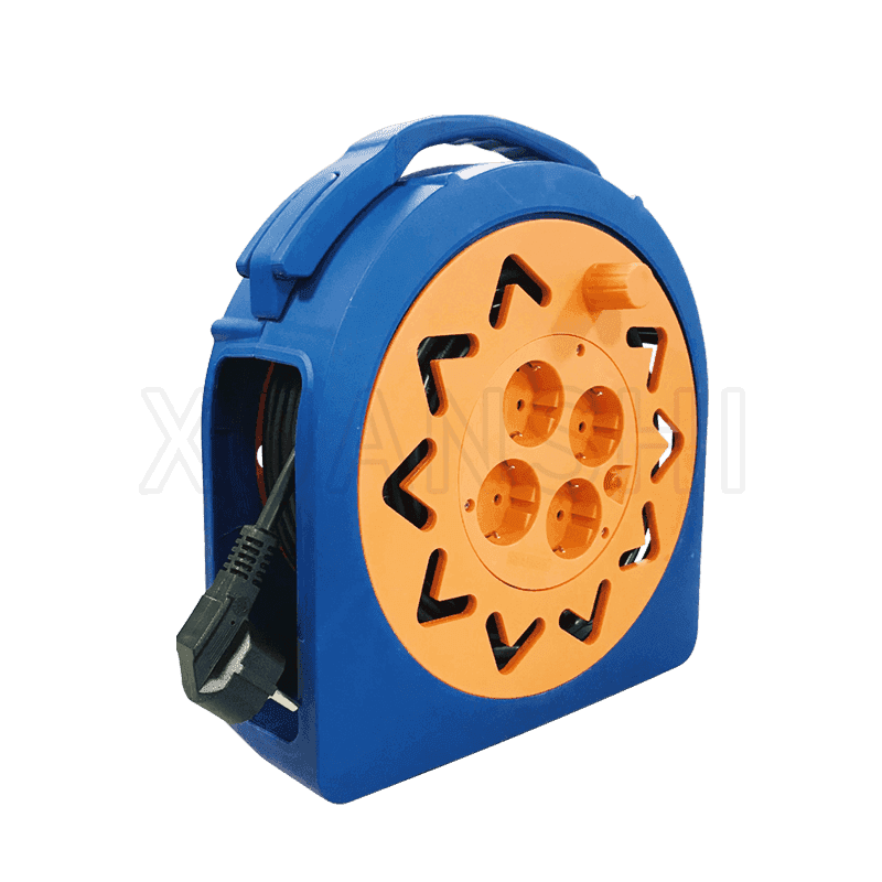 4 sockets extension cable reel with LED luminaire JL-3,XS-XPH1