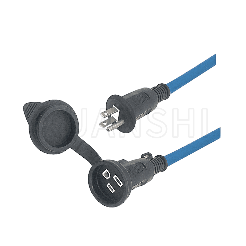 Japan 3 pin plug IP44 waterproof extension cord JL-55A,JL-9F