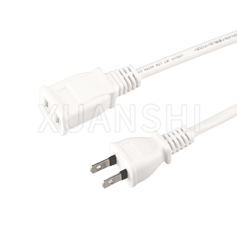 Japan 2 pin plug extension cord JL-7N,JL-7C